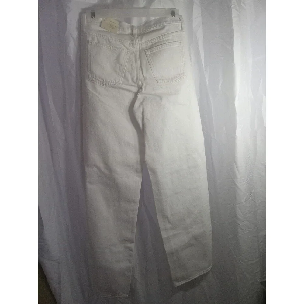 Women's Mid-Rise 90's Baggy Jeans - Universal Thread™ White 0